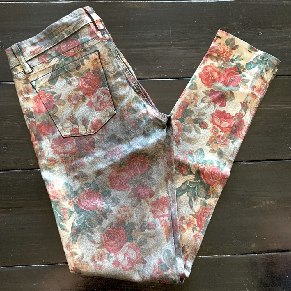 Fidelity Boot Cut Floral print Jean